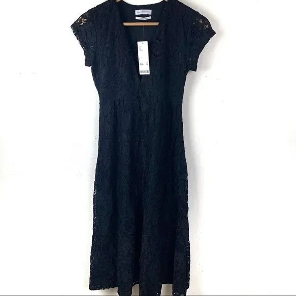 NWT Urban Outfitters Imogen Lace Midi Dress Sz S - Picture 5 of 13